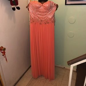 Peach Prom Dress